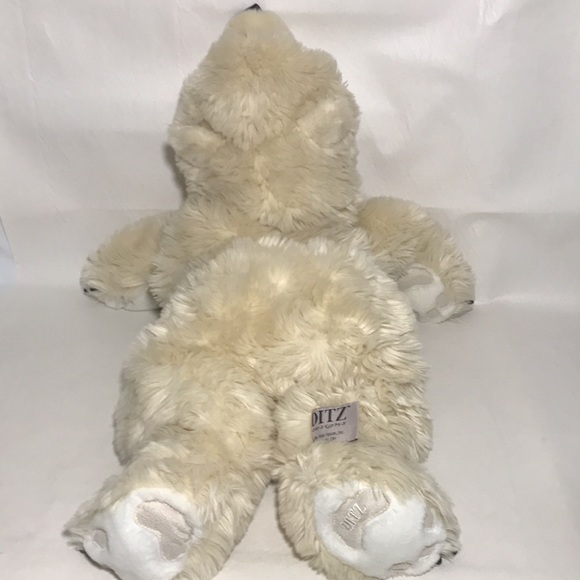 Ditz Designs by The Hen House Brand Teddy 26” Polar Bear Bear Hug Weighted Plush - Picture 4 of 9